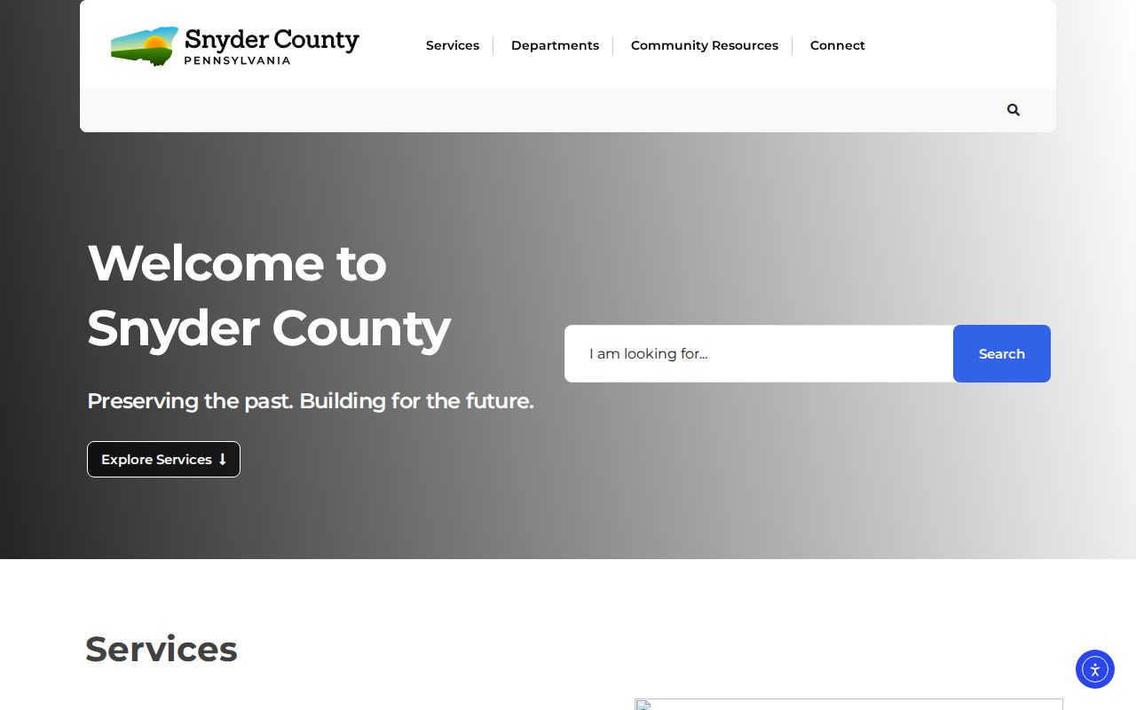Snyder County government criminal record office directory