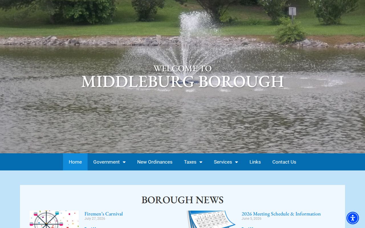 Middleburg borough building source for local criminal record offices