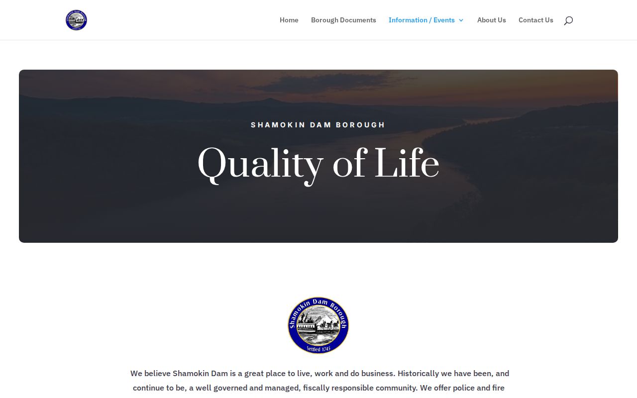 Shamokin Dam municipal history connected with borough criminal records